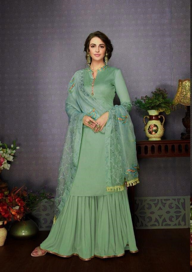 EBA LIFESTYLE 1037 EMBROIDERY WORK PAKISTANI SUITS WHOLESALE