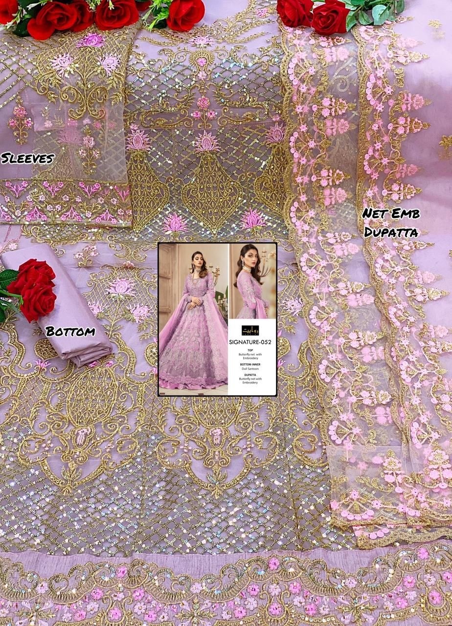 RAWAYAT SIGNATUR RAMZAAN VOL-1 052 WHOLESALER PAKISTANI SUITS