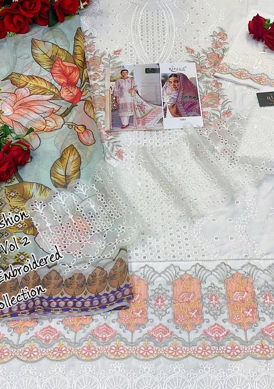 RINAZ FASHION NUREH LUXURY LAWN EXCLUSIVE 7601 PAKISTANI SUITS SALLING ONLINE 