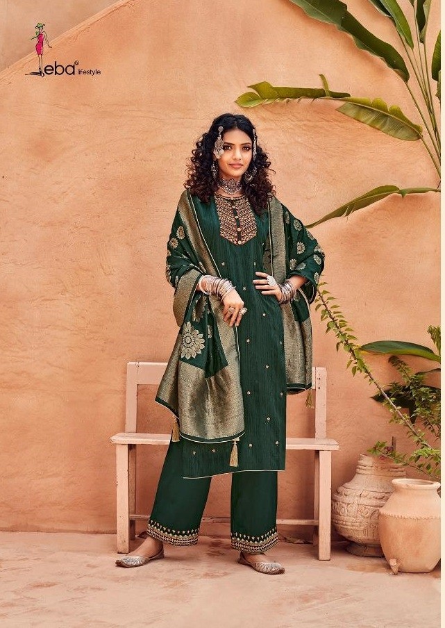 EBA LIFESTYLE RANGREJ 1297 PAKISTANI SUITS WHOLESALER DEALER