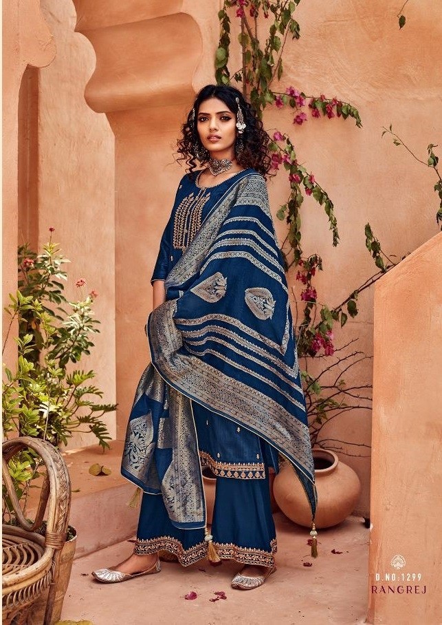 EBA LIFESTYLE RANGREJ 1299 PAKISTANI SUITS WHOLESALER DEALER