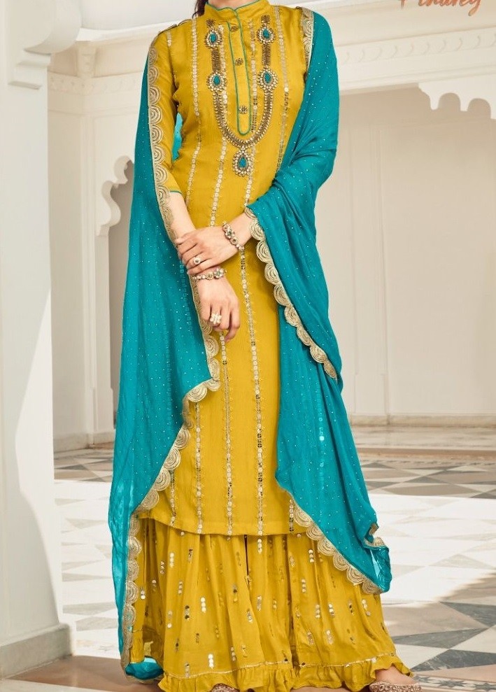 EBA LIFESTYLE 1307 DHOOP KINAREY SALWAAR KAMEEZ WHOLSALE ONLINE