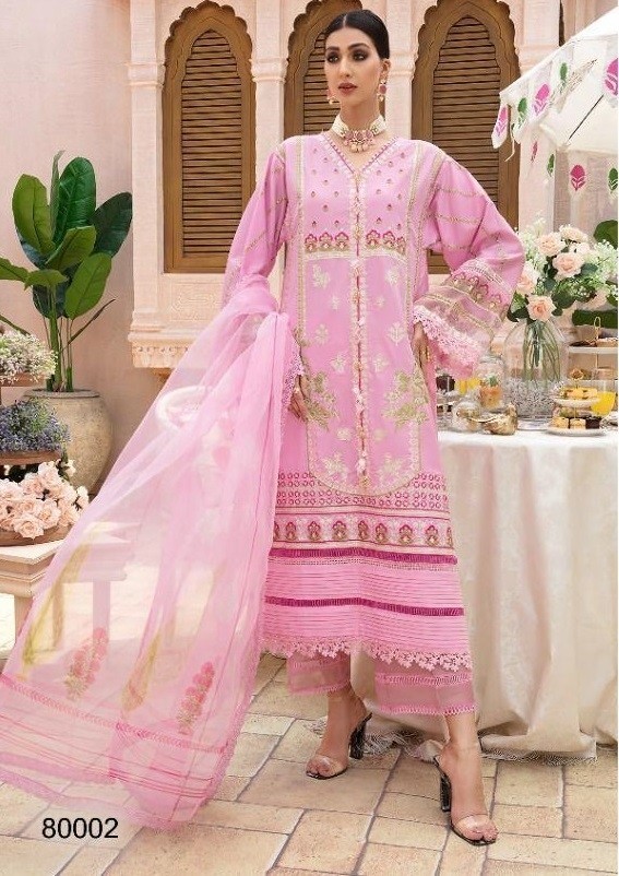RAWAYAT CRIMSON VOL-3 80002 PAKISTANI SUITS BY ONLINE SUPPLIER