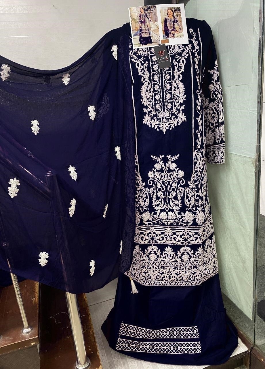 HOOR TEX 21022 C PAKISTANI SUITS LIMITED STOCK IN SURAT