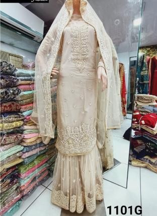 KHUSH FASHION 1101 G PLAZZO FULL STEACHED SHUBHAM WHOLESALER DEALER