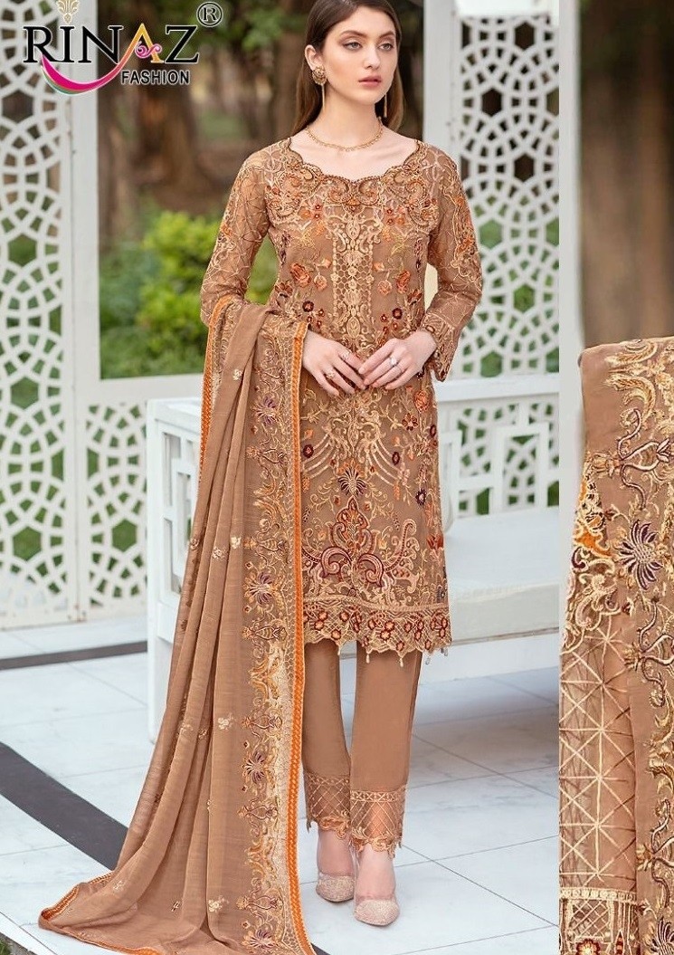 RINAZ FASHION MINHAL VOL-5 8902 PAKISTANI SUITS WHOLESALER IN INDIA