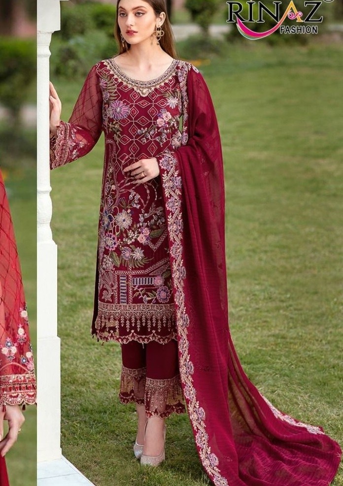 RINAZ FASHION MINHAL VOL-5 8905 PAKISTANI SUITS WHOLESALER IN INDIA