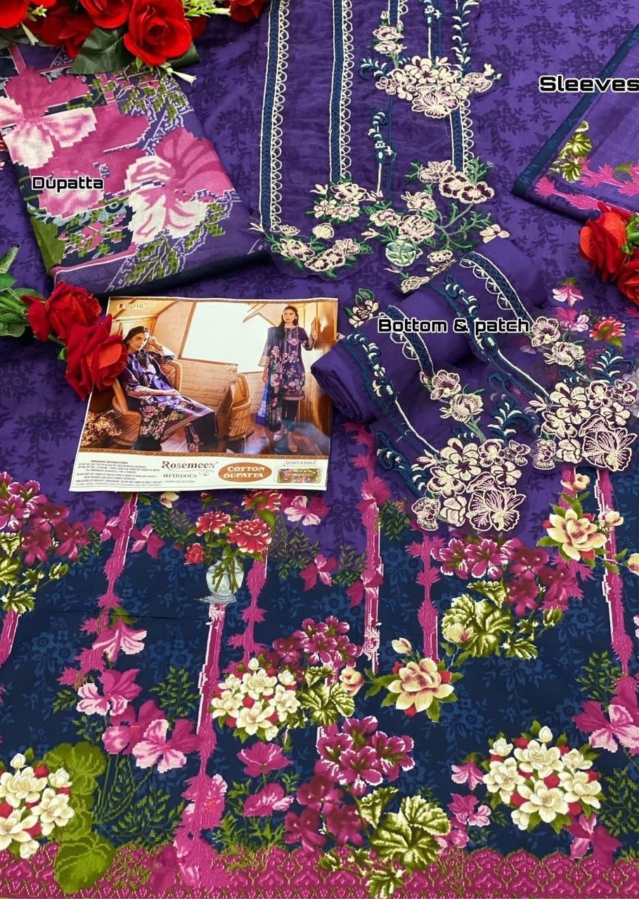 FEPIC ROSEMEEN FIRDOUS LAWN COLLECTION 93003 PAKISTANI SUITS BEST DEALER