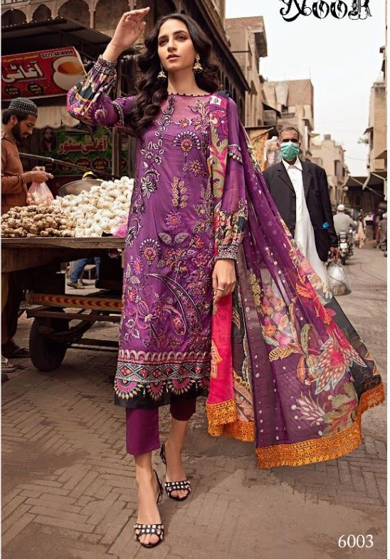 NOOR MOTIFZ VOL 3 6003 PAKISTANI SALWAR KAMEZ DEALER ONLINE