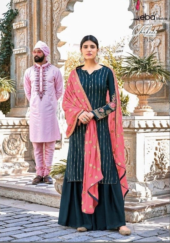 EBA LIFESTYLE CHAKORI VOL 1 1329 SALWAR KAMEZ SUPPLIER IN SURAT