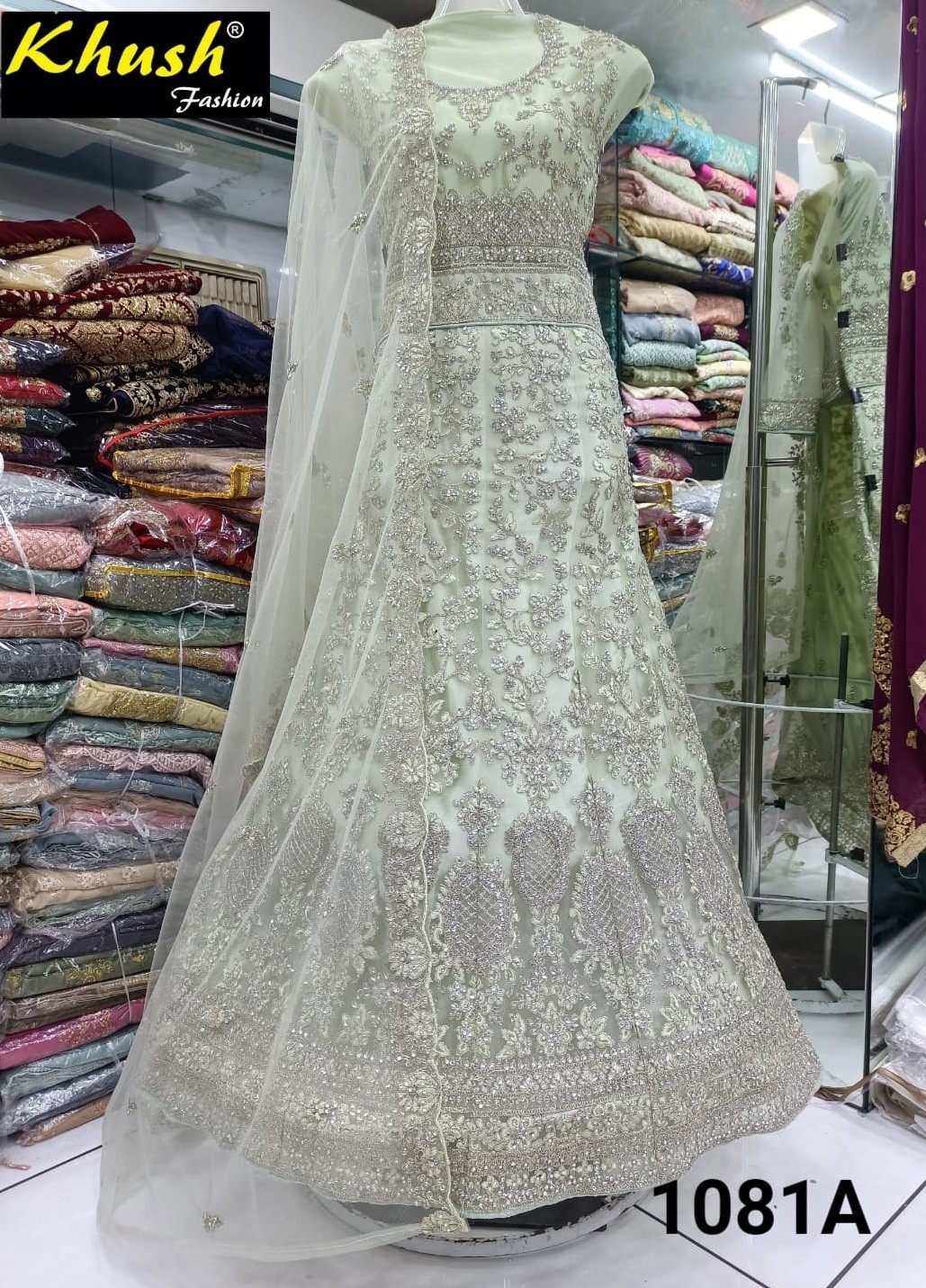 KHUSH FASHION 1081A BEST BRIDAL SALWAR KAMEZ WHOLESALER IN SURAT