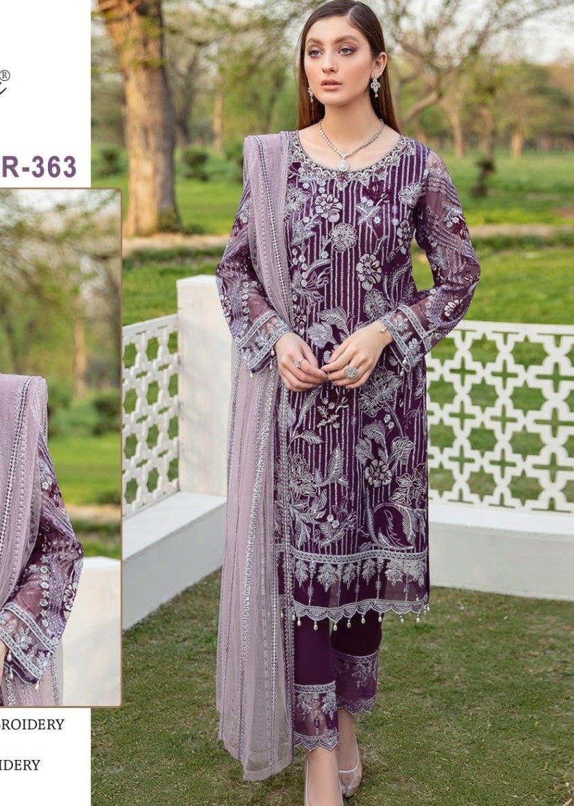 RAMSHA VOL 25 R 363 PAKISTANI SUITS WHOLESALE