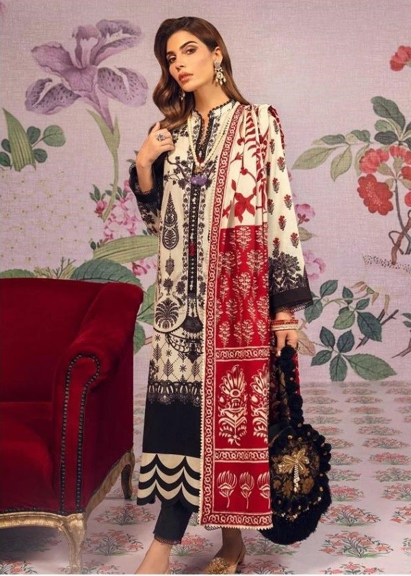 SAIROZ FABS SANA SAFINAZ VOL 3 SF 503 PAKISTANI SUITS MANUFACTURER SUPPLIER