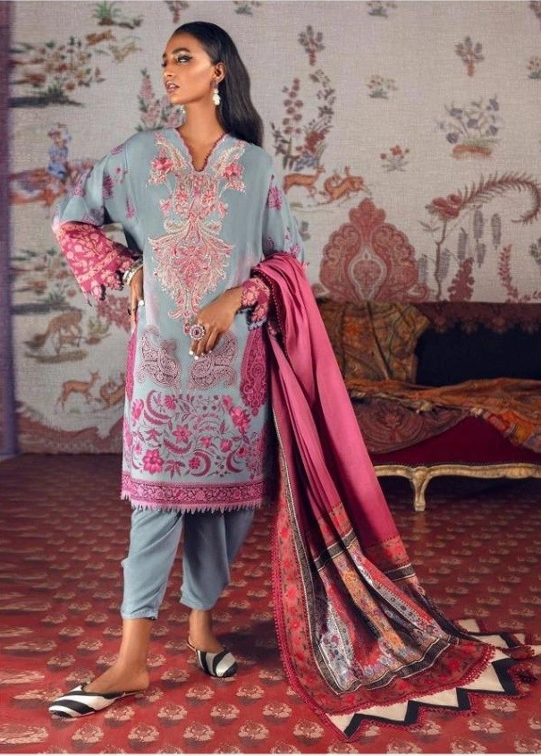 SAIROZ FABS SANA SAFINAZ VOL 3 SF 501 PAKISTANI SUITS MANUFACTURER SUPPLIER