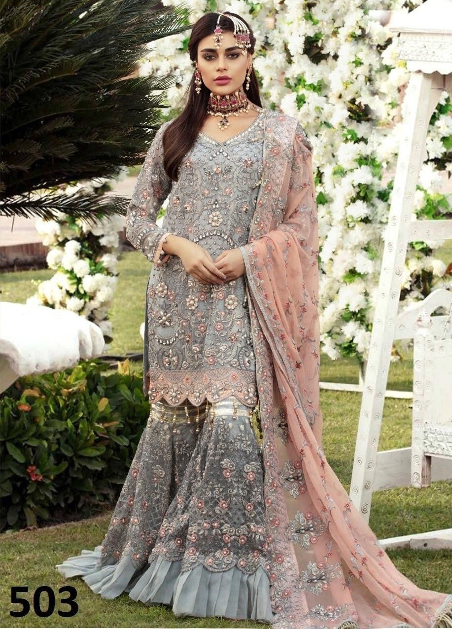 KILRUBA JANNAT BRIDAL COLLECTION 503 BEST SUITS MINIMUM PRICE AVAILABALE