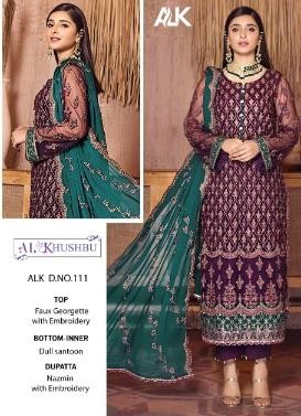 AL KHUSHBU ALK 111 PAKISTANI SUITS WHOLESALER SURAT