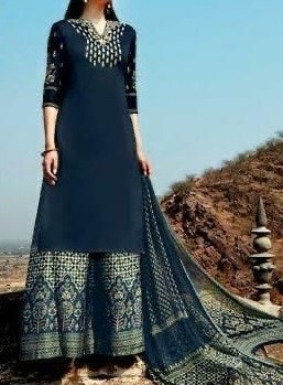 KILRUBA HEER 8905 PLAZZO PRINT PAKISTANI SUITS