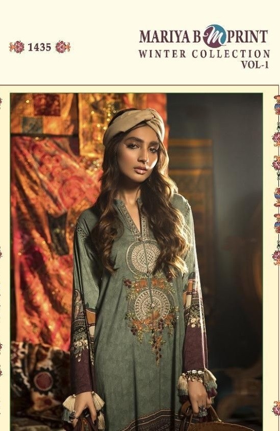 SHREE FABS MARIYA B M PRINT WINTER COLLECTION VOL 1 1432TO1439 WHOLESALER IN SURAT