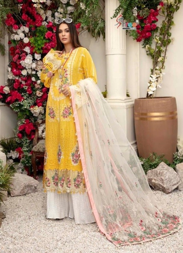 SHREE FABS ADAN LIBAAS SCHIFFLI COLLECTION VOL 7 1897 NEW PAKISTANI SUITS MANUFACTURER