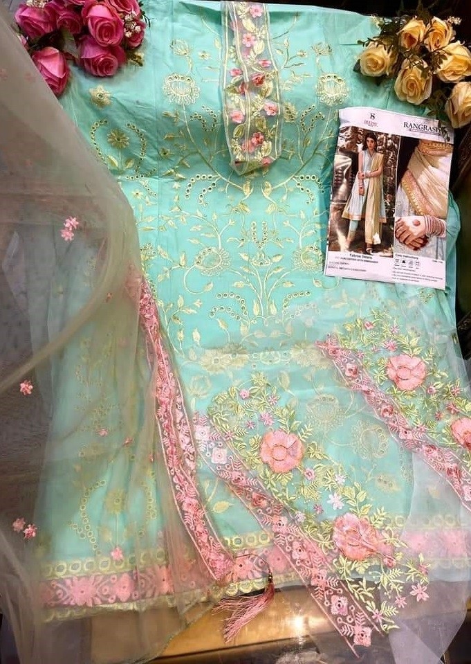 DEEPSY SUITS RANGRASIYA EMBROIDERED COLLECTION 1183 PAKISTANI SUITS WHOLESALER IN INDIA