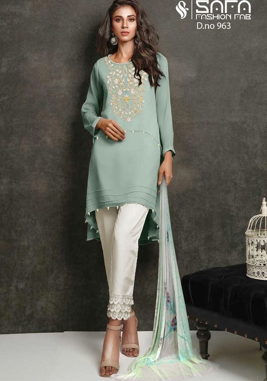 SAFA FASHION FAB 963 KURTIS SINGALE DEALER