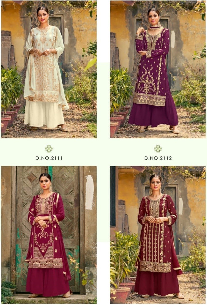 ARRIVAL TWISHA VOL 21 2111TO2114 PAKISTANI SUITS SINGALE DEALER