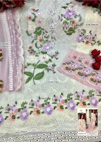 AL AMRA ANAYA LAWN CHIKANKARI VOL 3 23 NEW PAKISTANI SUITS SINGLE ONLINE