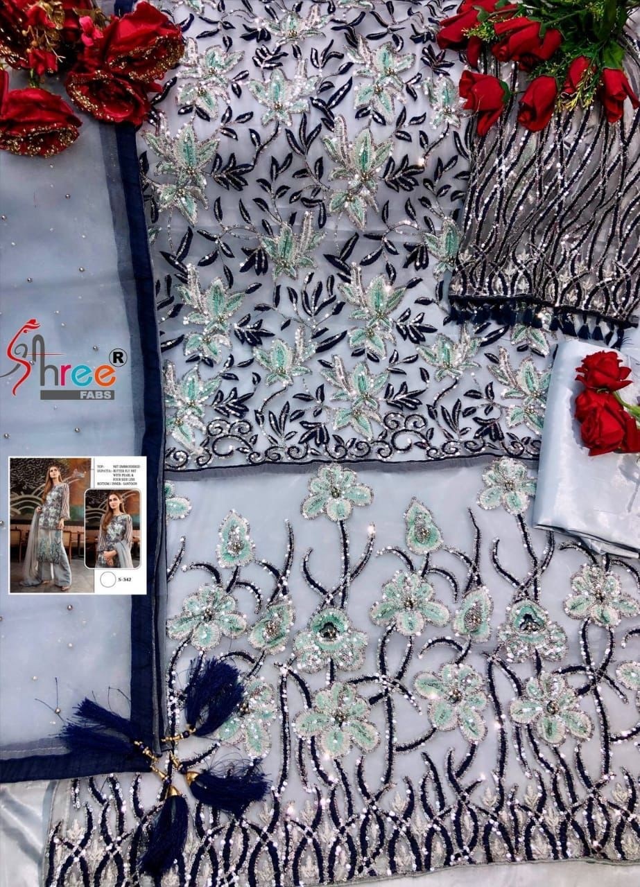 SHREE FABS S 342 HIT DESIGN PAKISTANI SUITS ONLINE