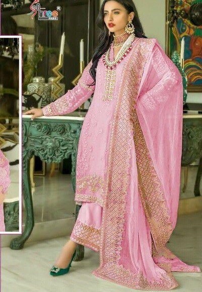 SHREE FABS S 371 PAKISTANI SUITS DEALER