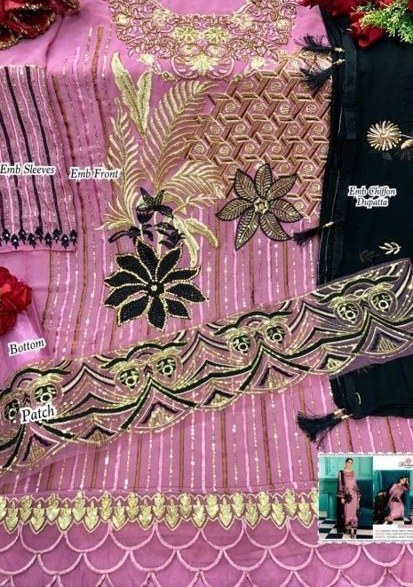 RAMSHA R 270 B PAKISTANI SUITS WHOLESALER ONLINE