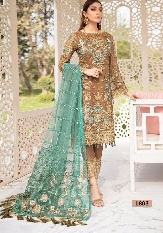COSMOS AAYRA VOL 18 DN 1803 WHOLESALE PAKISTANI DRESS