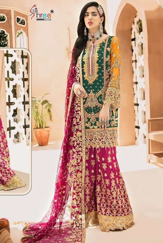 SHREE FABS S 345 E COLOURS PAKISTANI SUITS AVAILEBALE