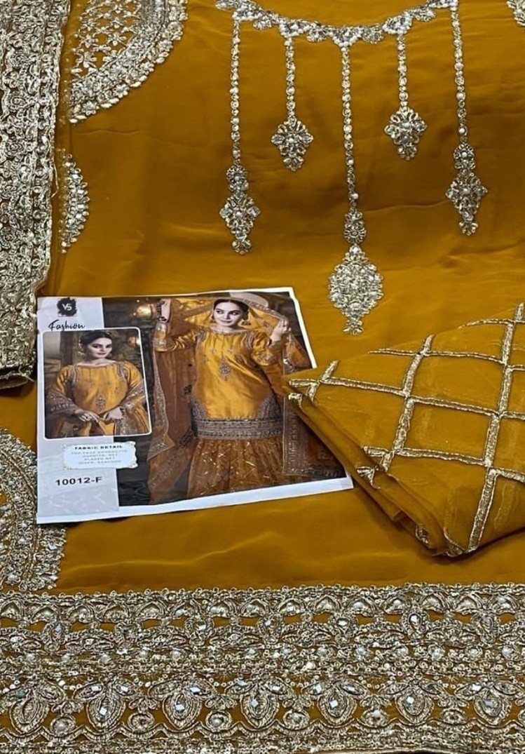 VS FASHION 10012 F BEST DESIGNER PAKISTANI SUITS COLLECTION