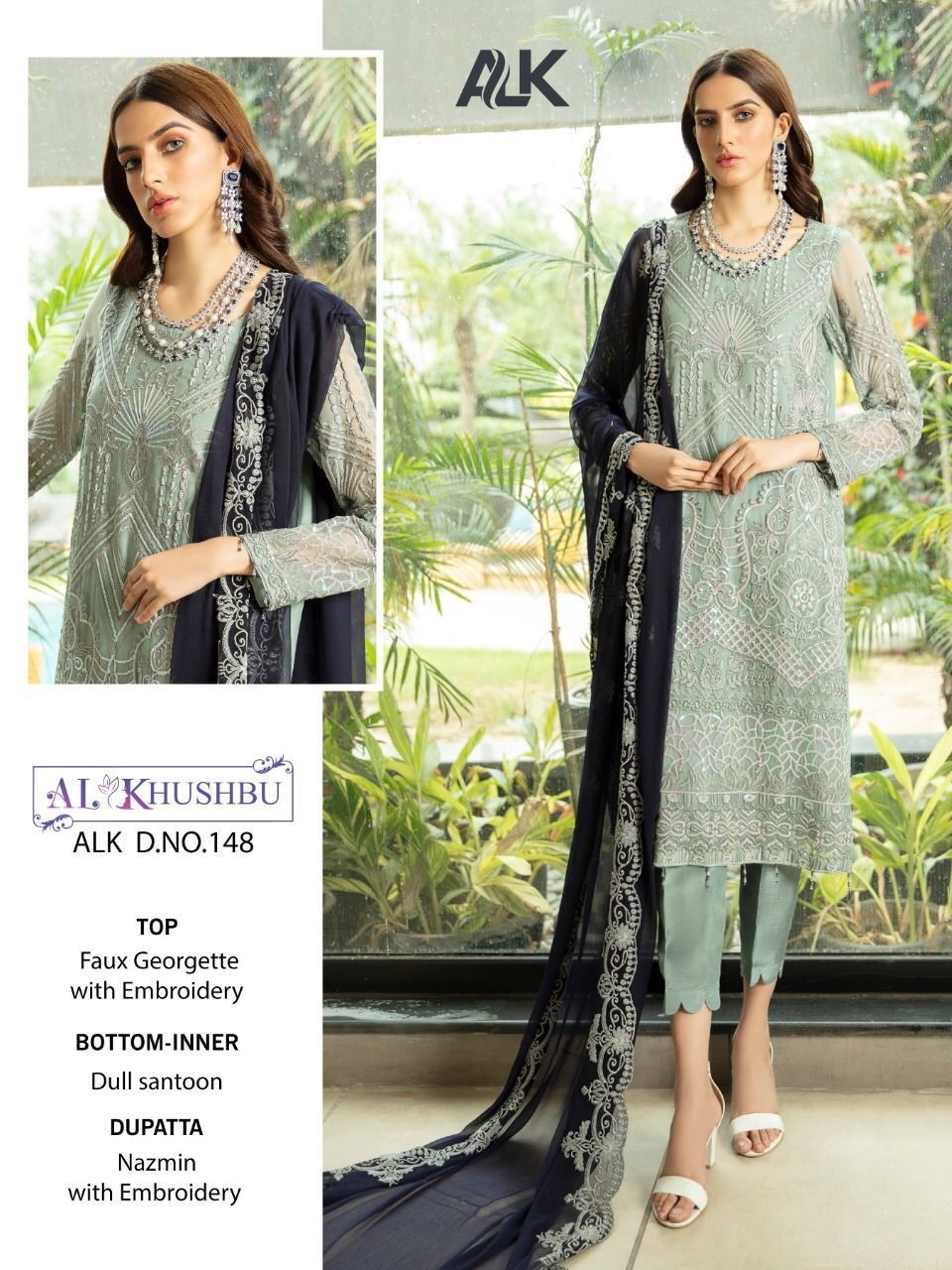 AL KHUSHBU ALK 148 MANUFACTURER PAKISTANI SUITS IN SURAT