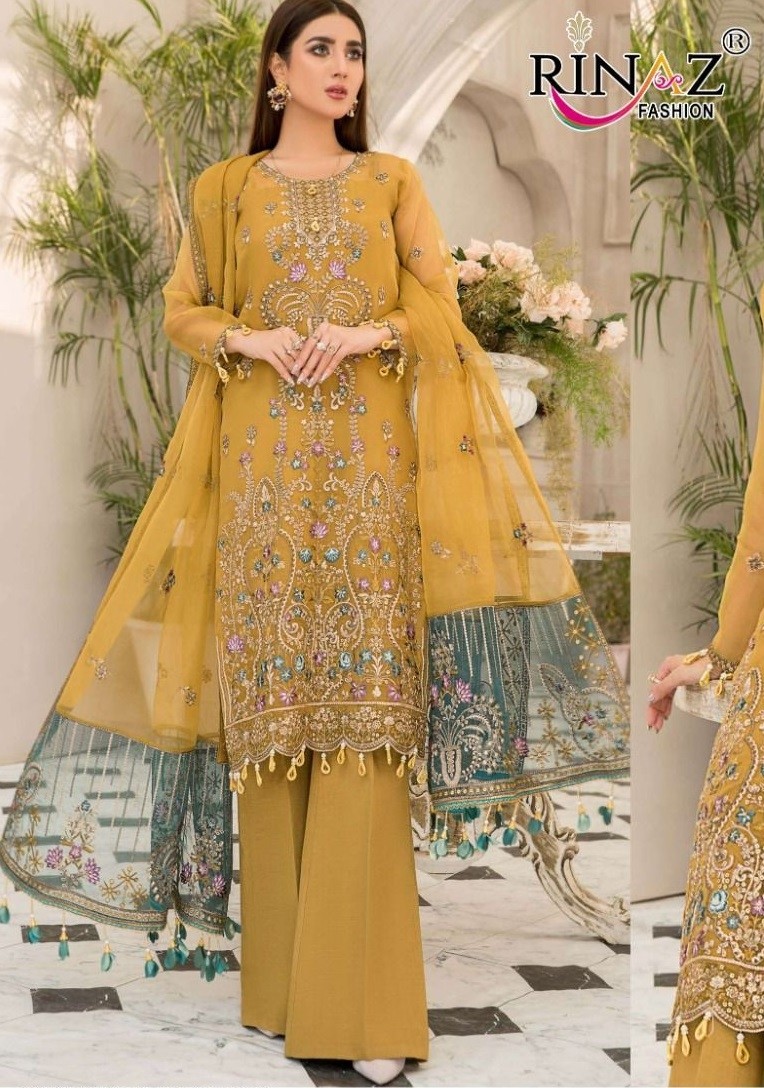 RINAZ FASHION MARYAM S GOLD VOL 16 24002 PAKISTANI SUITS WHOLESALE ONLINE