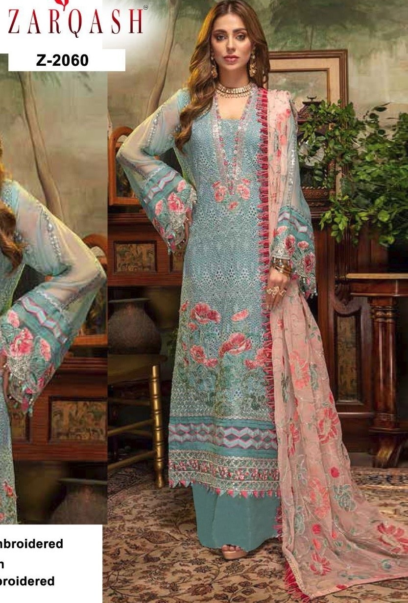 ZARQASH GUZARISH Z 2060 PAKISTANI SALWAR KAMEEZ MANUFACTRER