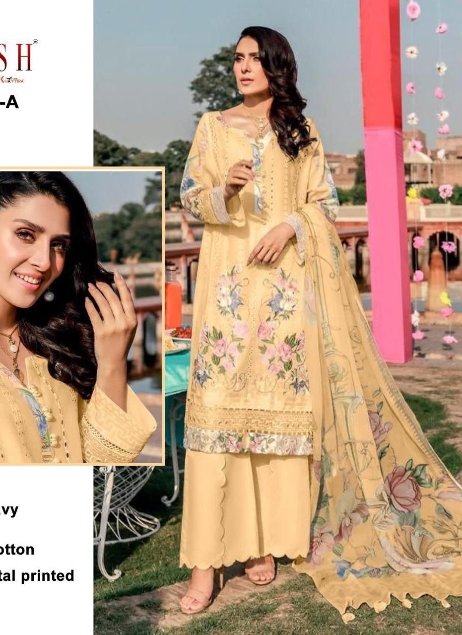 ZARQASH ROUCHE VOL 2 DN 2047 A PAKISTANI SUITS NEW LAUNCH