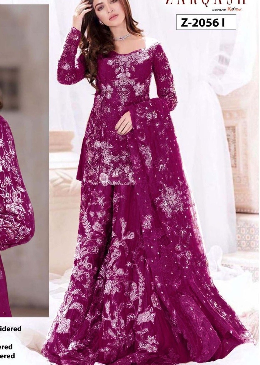 ZARQASH AMALIA VOL 3 Z 2056 I KAMEEZ GHARARA SELLER IN INDIA
