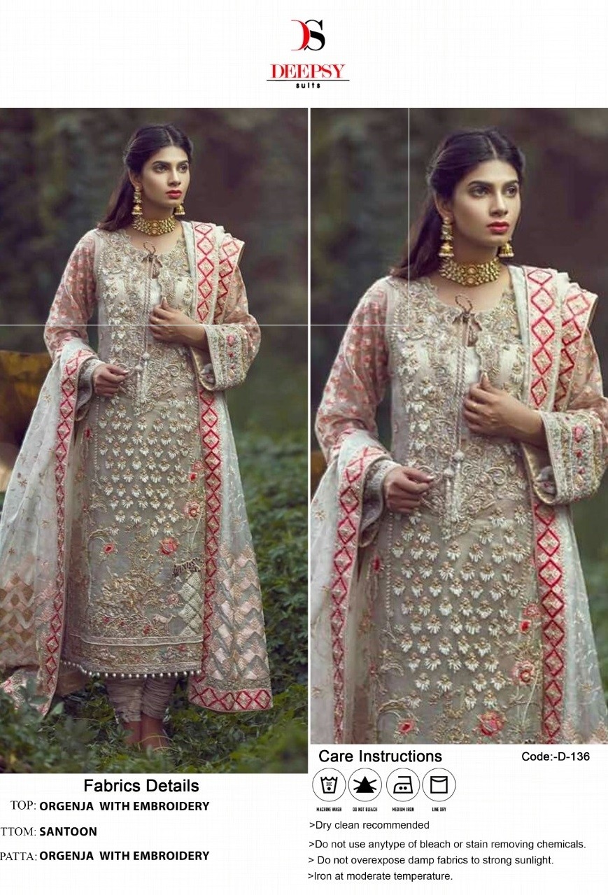 DEEPSY SUITS 136 PAKISTANI SALWAR KAMEEZ ONLINE SELLER