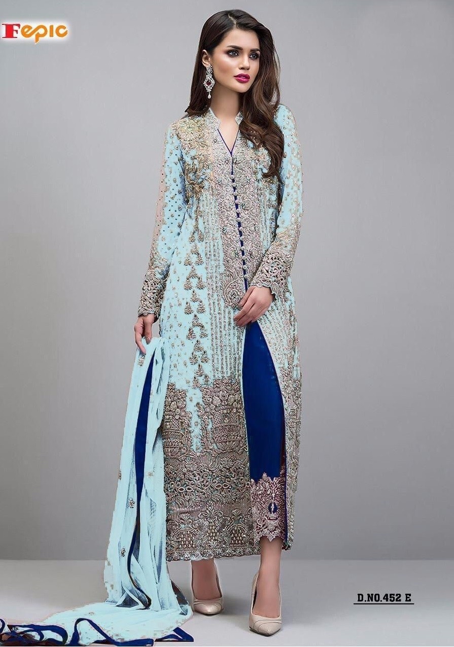 FEPIC ROSEMEEN SANOBER 452 E BRIDAL SALWAR KAMEEZ SINGLE AVAILABLE DEALER