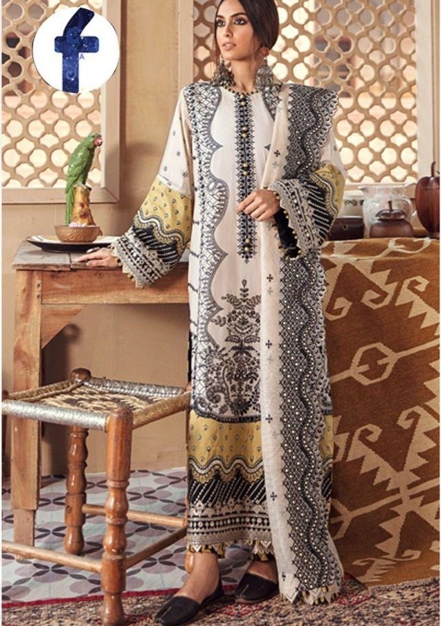 MEHBOOB TEX QULAMAR D NO 3377 NEW DESIGNER PAKISTANI SUITS