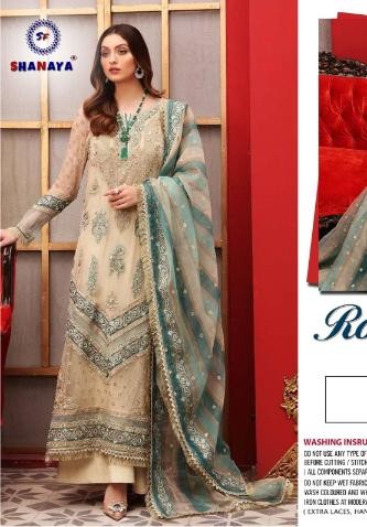 SHANAYA ROSE BRIDAL S 83 EMBROIDERY WORK PAKISTANI SUITS