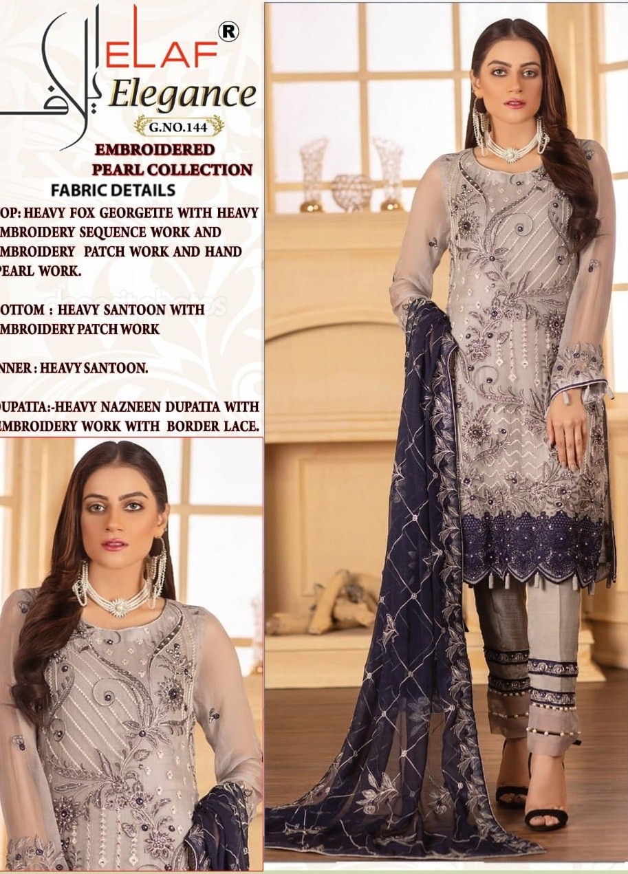 ELAF GALAXY FAB ELEGANCE 144 PAKISTANI SUITS DEALER IN INDIA