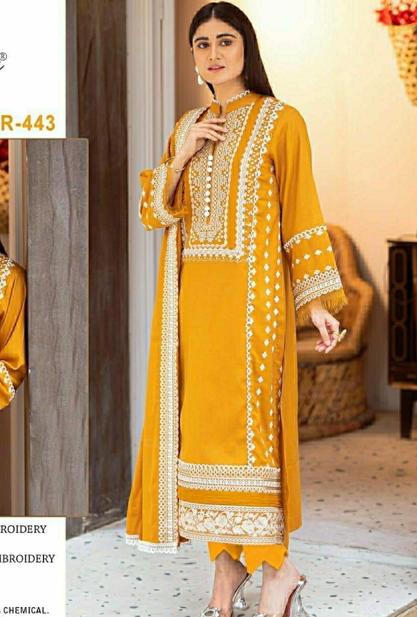 RAMSHA R 443 PAKISTANI SUITS COLLECTION ONLINE