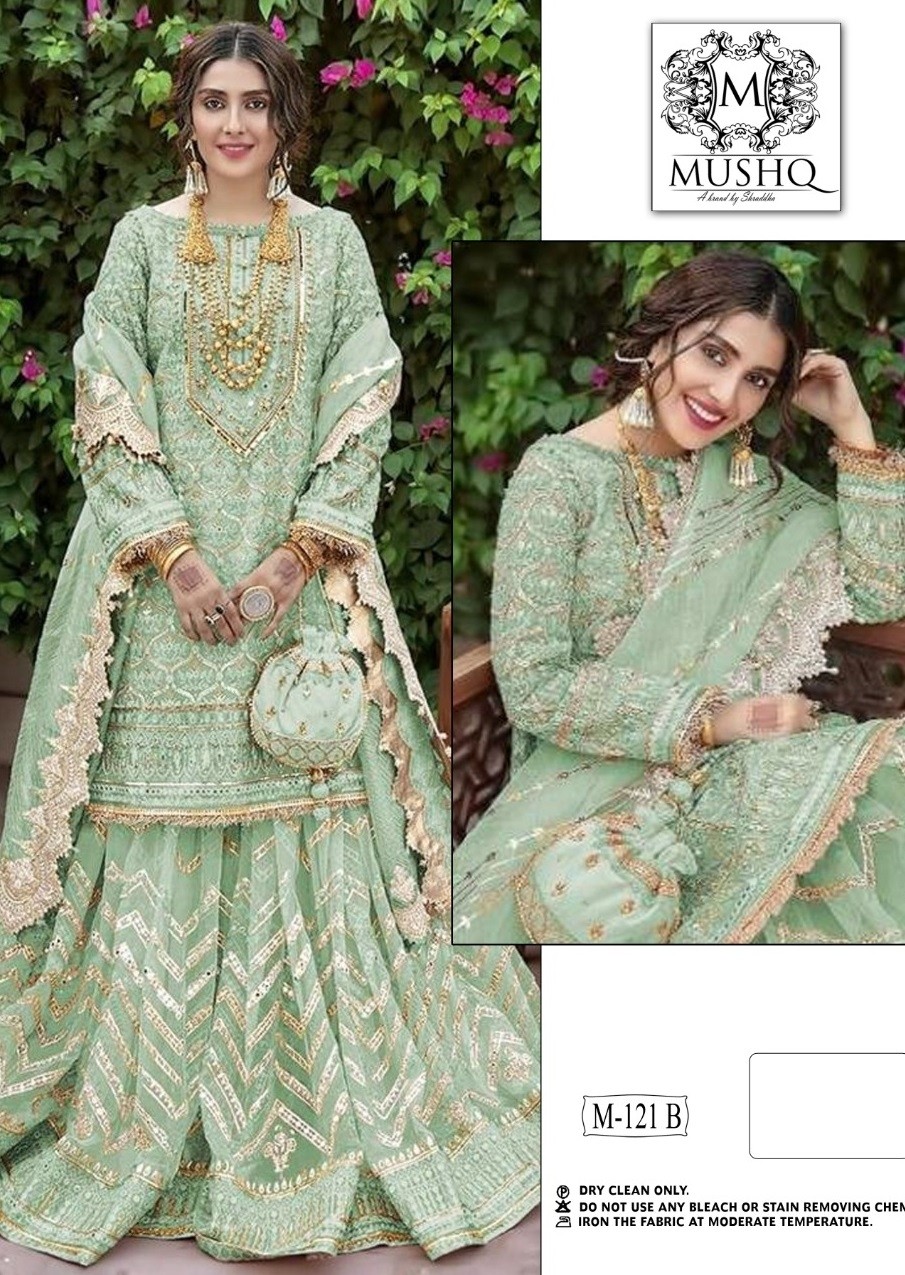 MUSHQ M 121 B BY SHRADDHA BEST DESIGN SALWAR KAMEEZ MANUFACTURER
