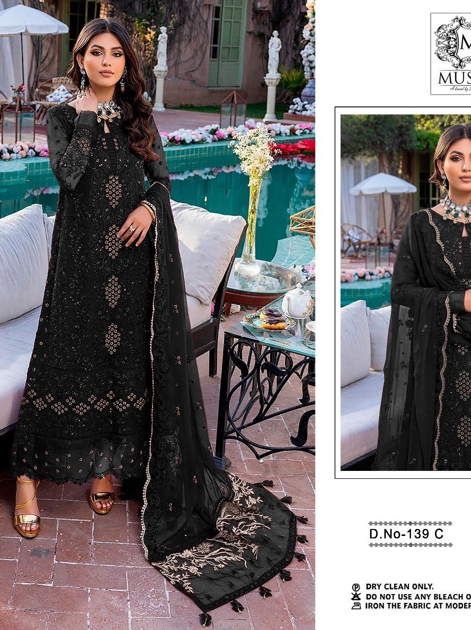 MUSHQ D NO 139 C NEW COLLECTION PAKISTANI DRESS WITH PRICE