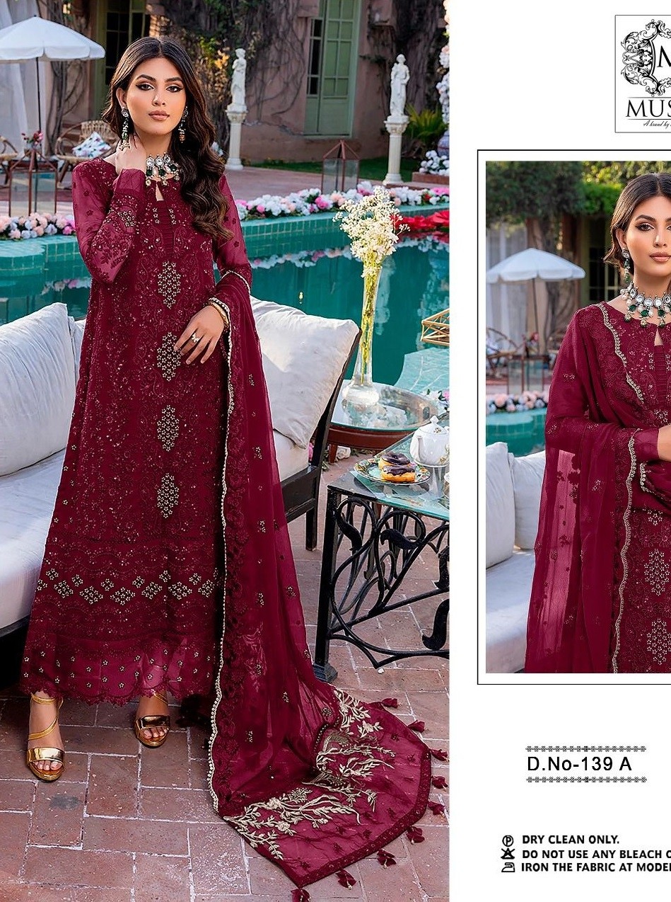MUSHQ D NO 139 A NEW COLLECTION PAKISTANI DRESS