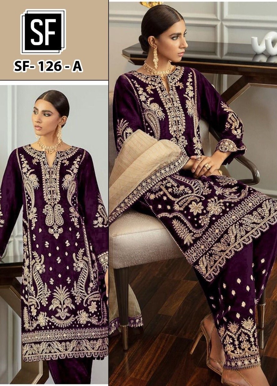 SF 126 A PAKISTANI SALWAR KAMEEZ FOX GEORGETTE