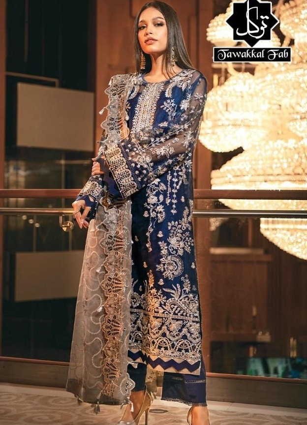 TAWAKKAL FAB AZURE BEST SUITS PAKISTANI IN SURAT