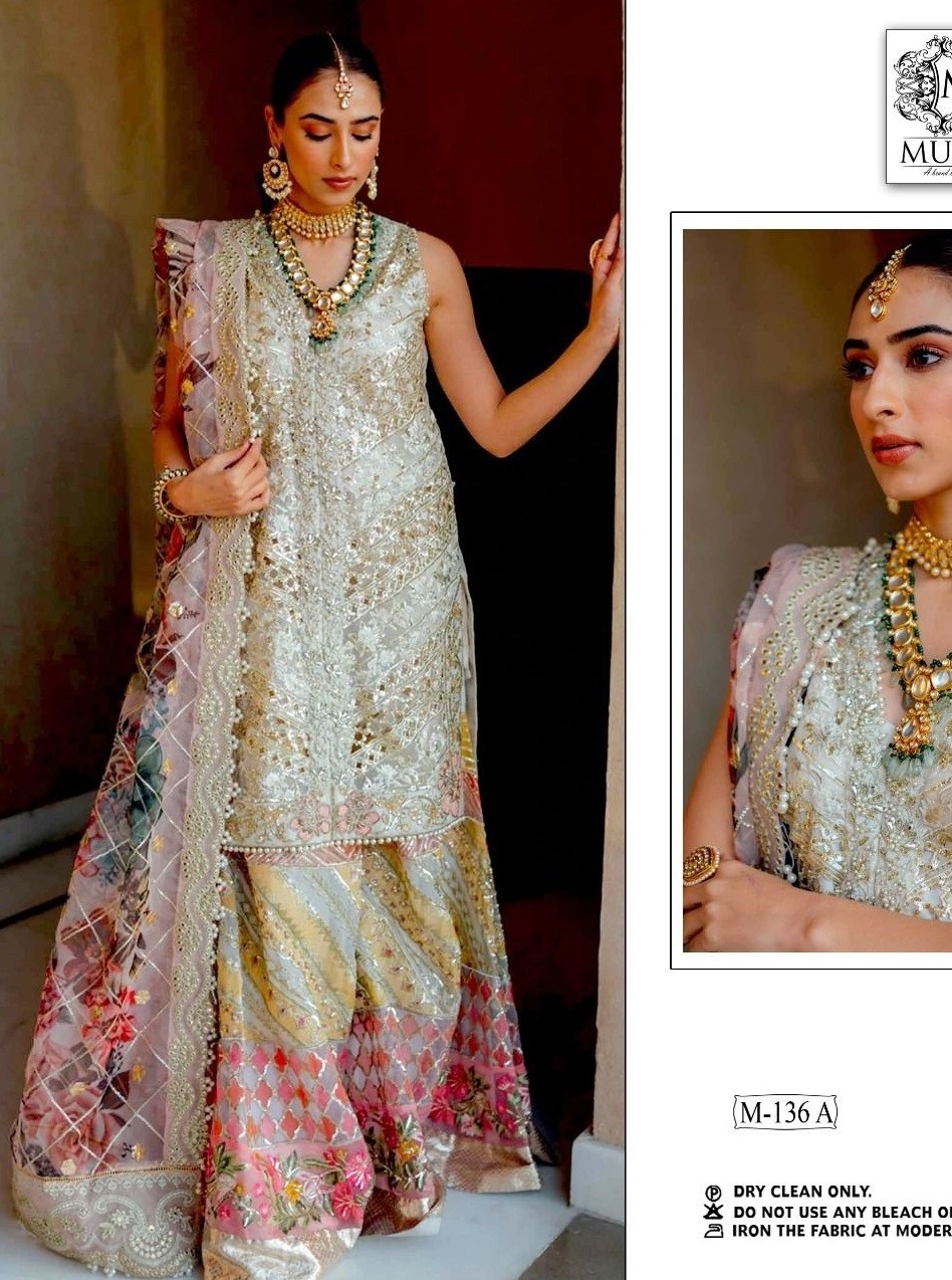 MUSHQ BY SHRADDHA M 136 A BEST COLLECTION PAKISTANI SUITS